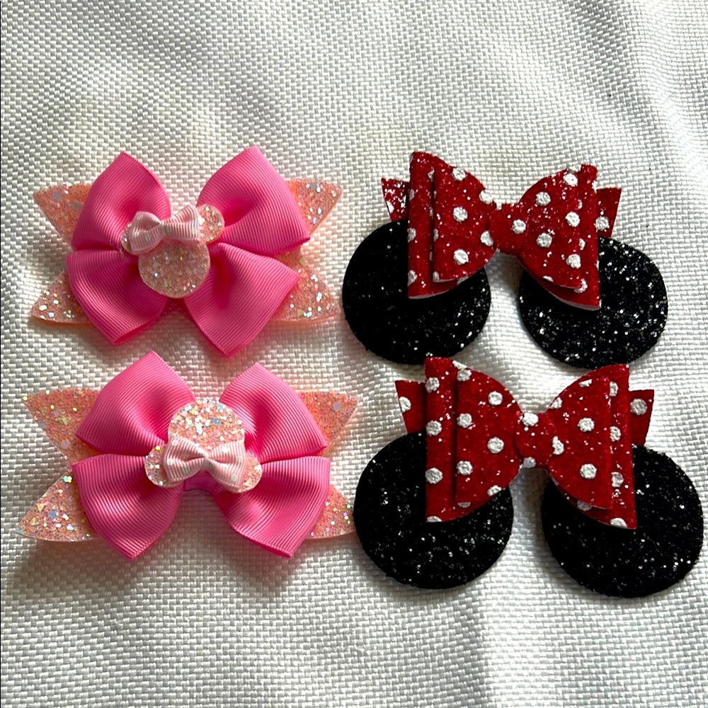 Mickey Mouse Hair Bow Sets